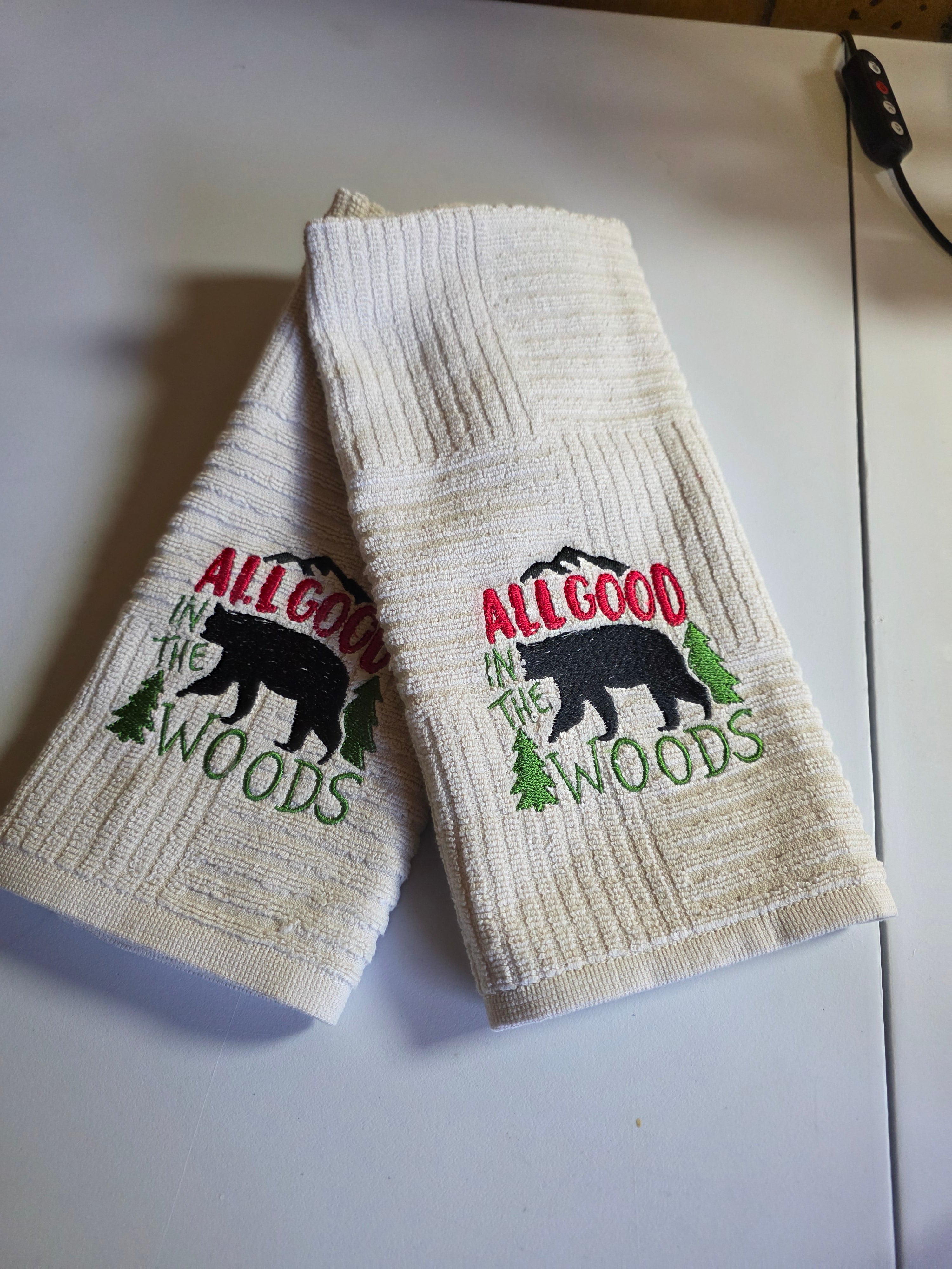 All Good in the Woods Hand Towel Set