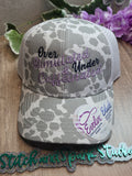 Women’s Coffee Lover Hat – Overstimulated Undercaffeinated Trucker Cap