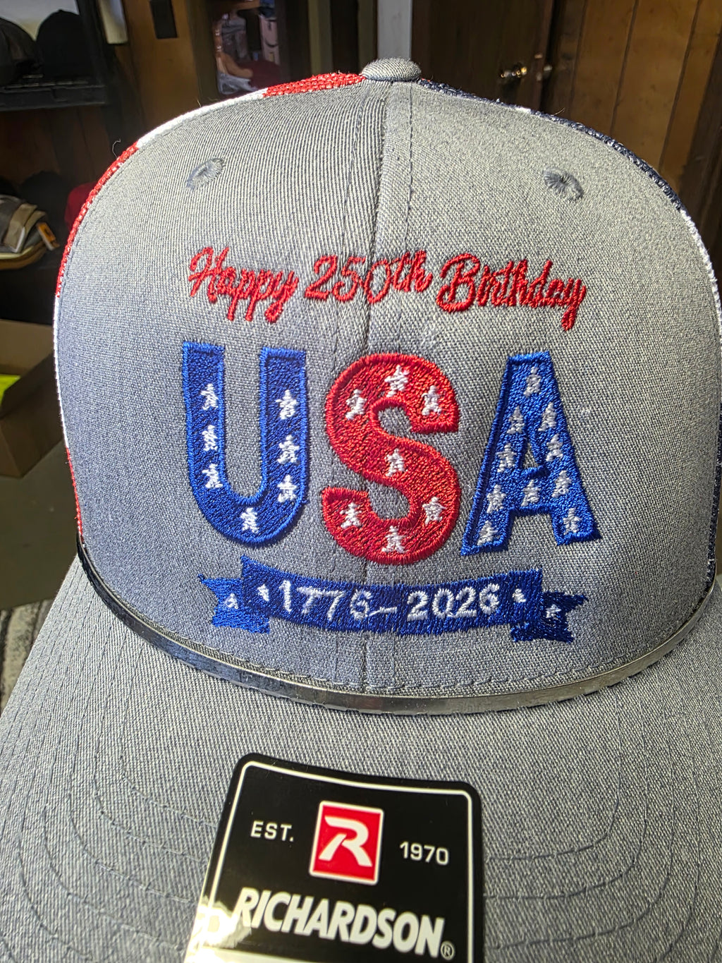Happy 250th Birthday USA hat