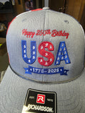 Happy 250th Birthday USA hat