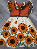 Fall kitchen hand-crocheted kitchen towels