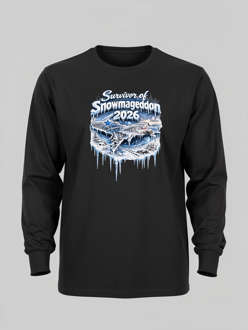 Snowmageddon long sleeve tshirt